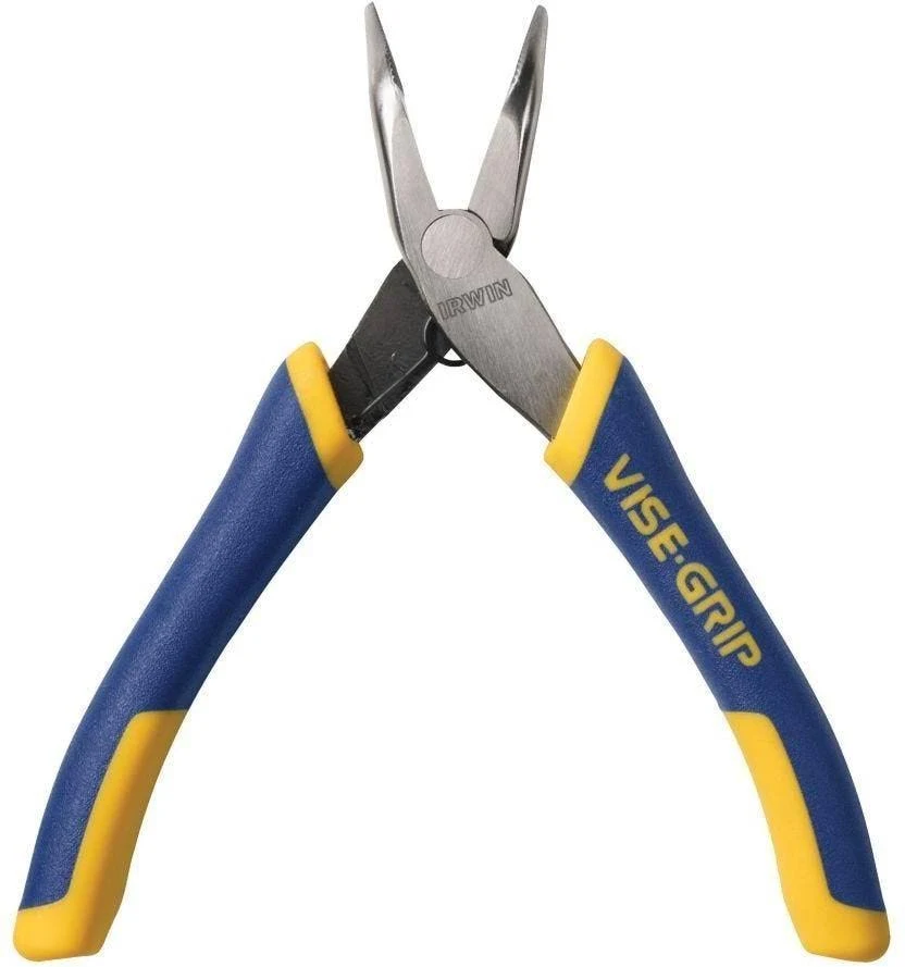 IRWIN Tools VISE-GRIP Pliers, Bent Nose with Spring, 5-Inch (2078965)