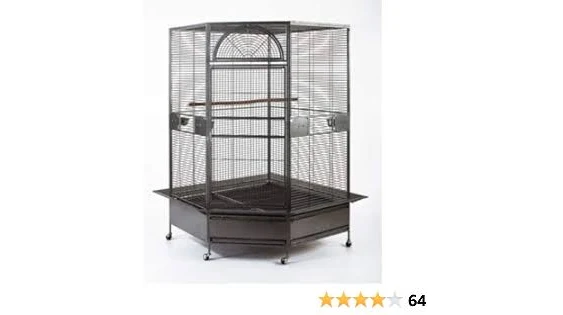 Seny Parrot Escape Jumbo Corner Bird Cage Aviary (X-Large)