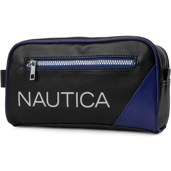 Nautica Mens Core Pebbled Travel Kit