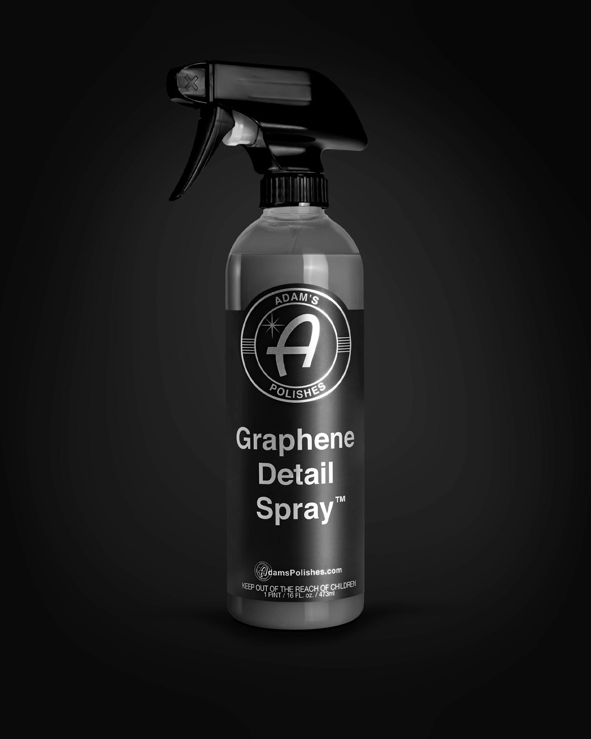 Adam’s Graphene Detail Spray (16 oz) - Extend Protection of Waxes, Sealants, & Coatings | Waterless Detailer Spray For Car Detailing | Clay Bar, Drying Aid, Add Ceramic Graphene Protection