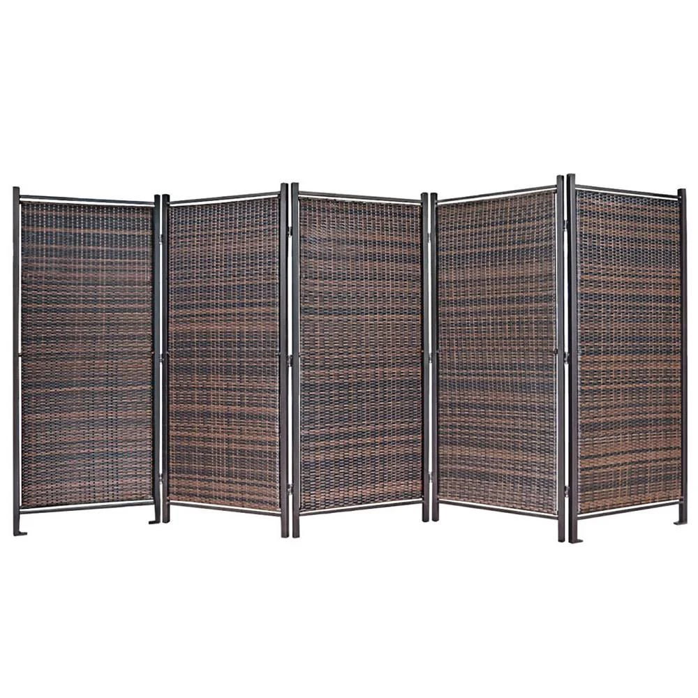 Versare Folding Outdoor Wicker Partition 6 9091730406