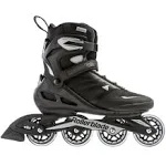 Rollerblade Zetrablade Men&#039;s Adult Fitness Inline Skate, Black and Silver, Pe...