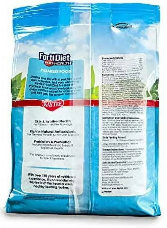 Kaytee 4 lb Forti-Diet Pro Health Parakeet Food