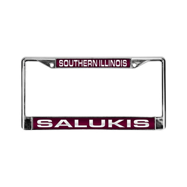 Southern Illinois Salukis Laser Chrome License Plate Frame