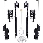 Sunroof Repair Kit Compatible with Ford F150 F250 F350 F450 Expedition Lincoln Navigator Mark LT Replaces # 02ESR1201ABK Sunroof Track Mechanicals Assembly Repair Kit