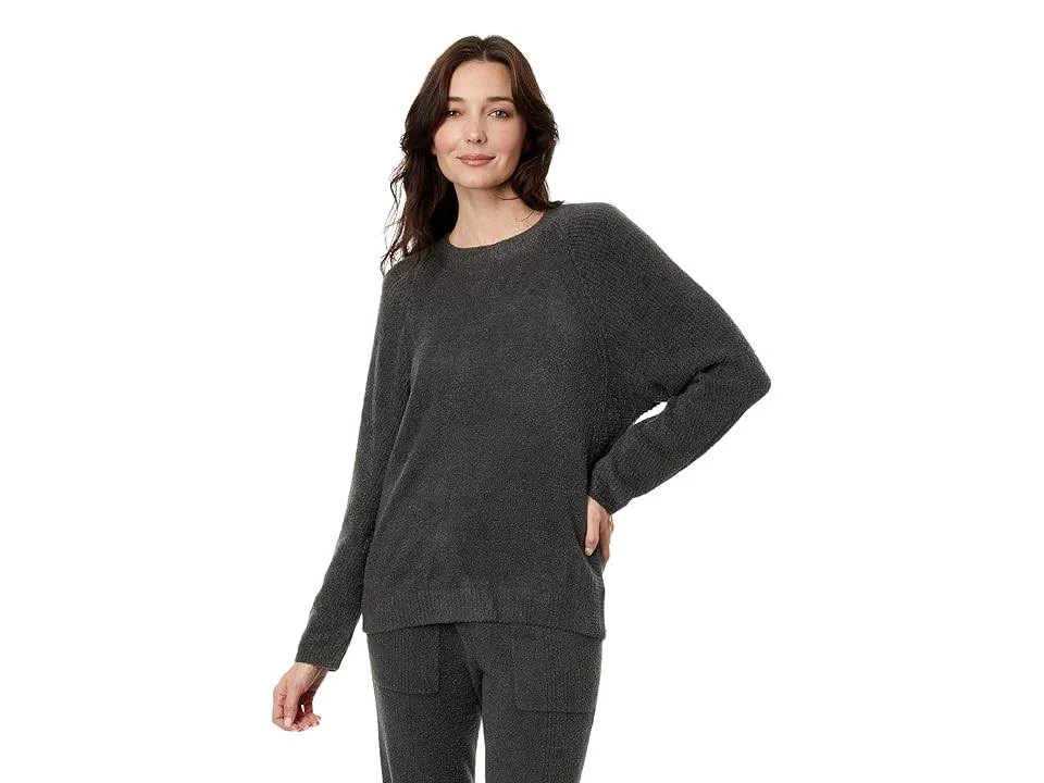 CozyChic Lite Rib Blocked Pullover - Carbon