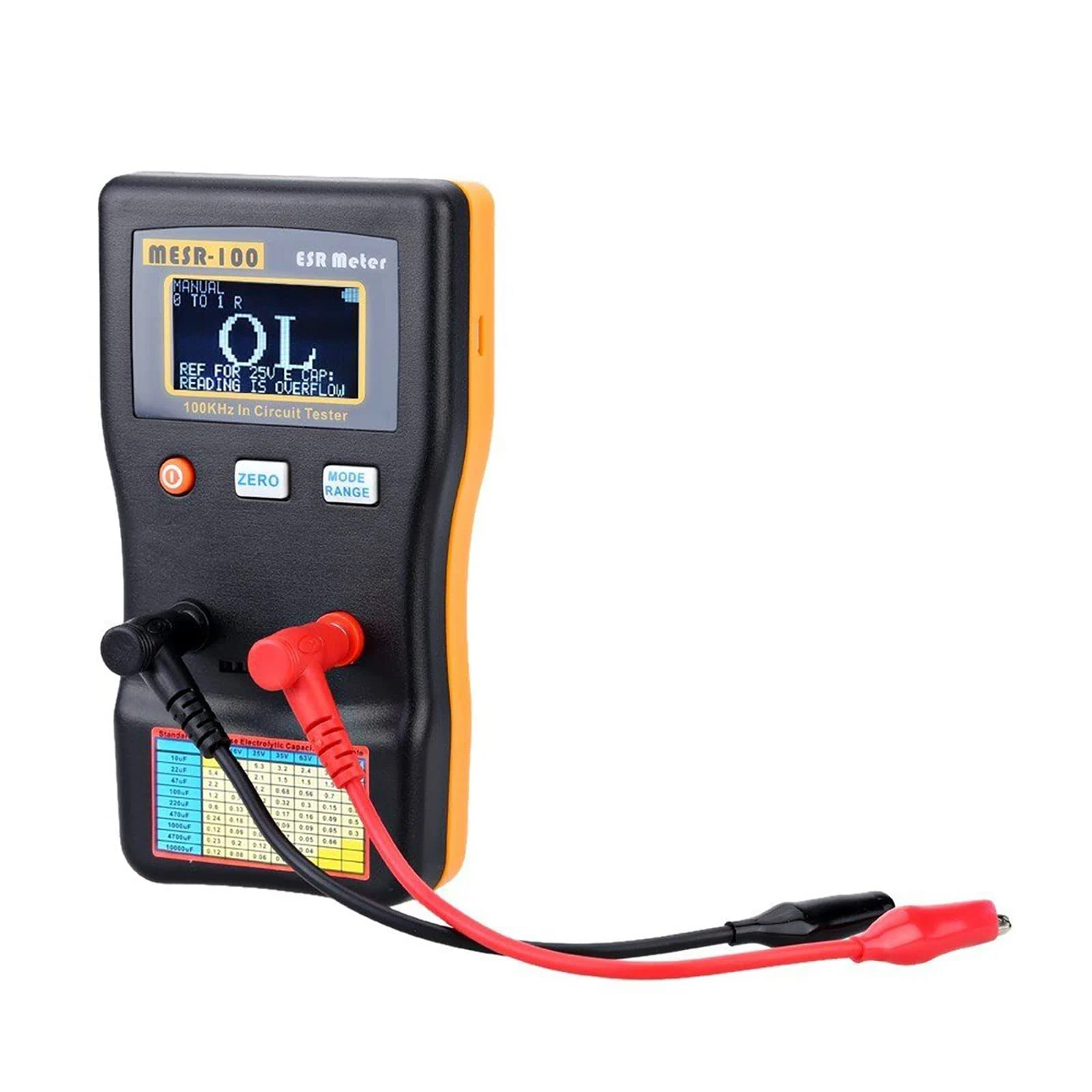 Wholesale Professional ESR Capacitance Meter Of MESR 100 Ohm With Measures Capabilities, Resistance, And Circuit Tester From Meitan, $149.77 | DHgate.Com