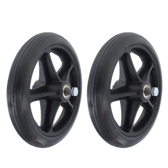 6 Inch Solid Wheel for Wheelchairs Rollators Walkers