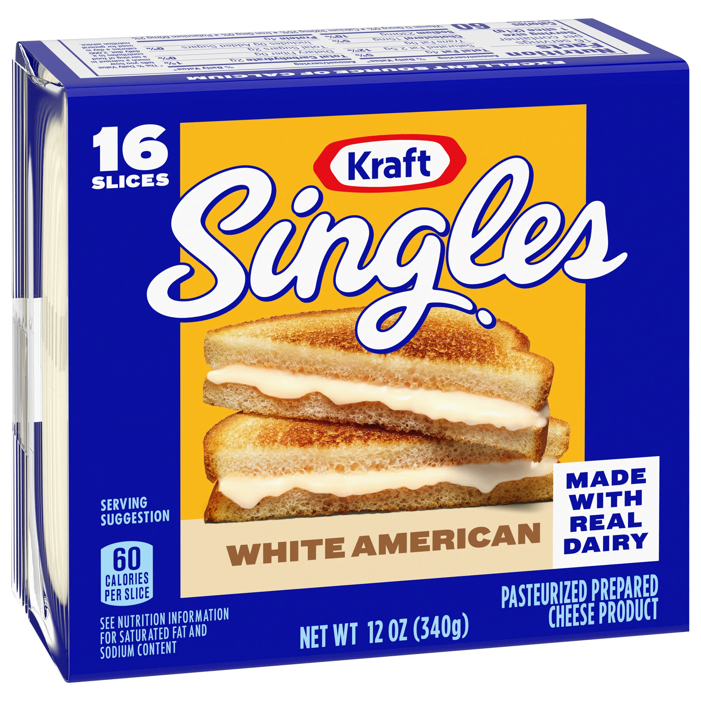 Kraft Singles Cheese Slices White American