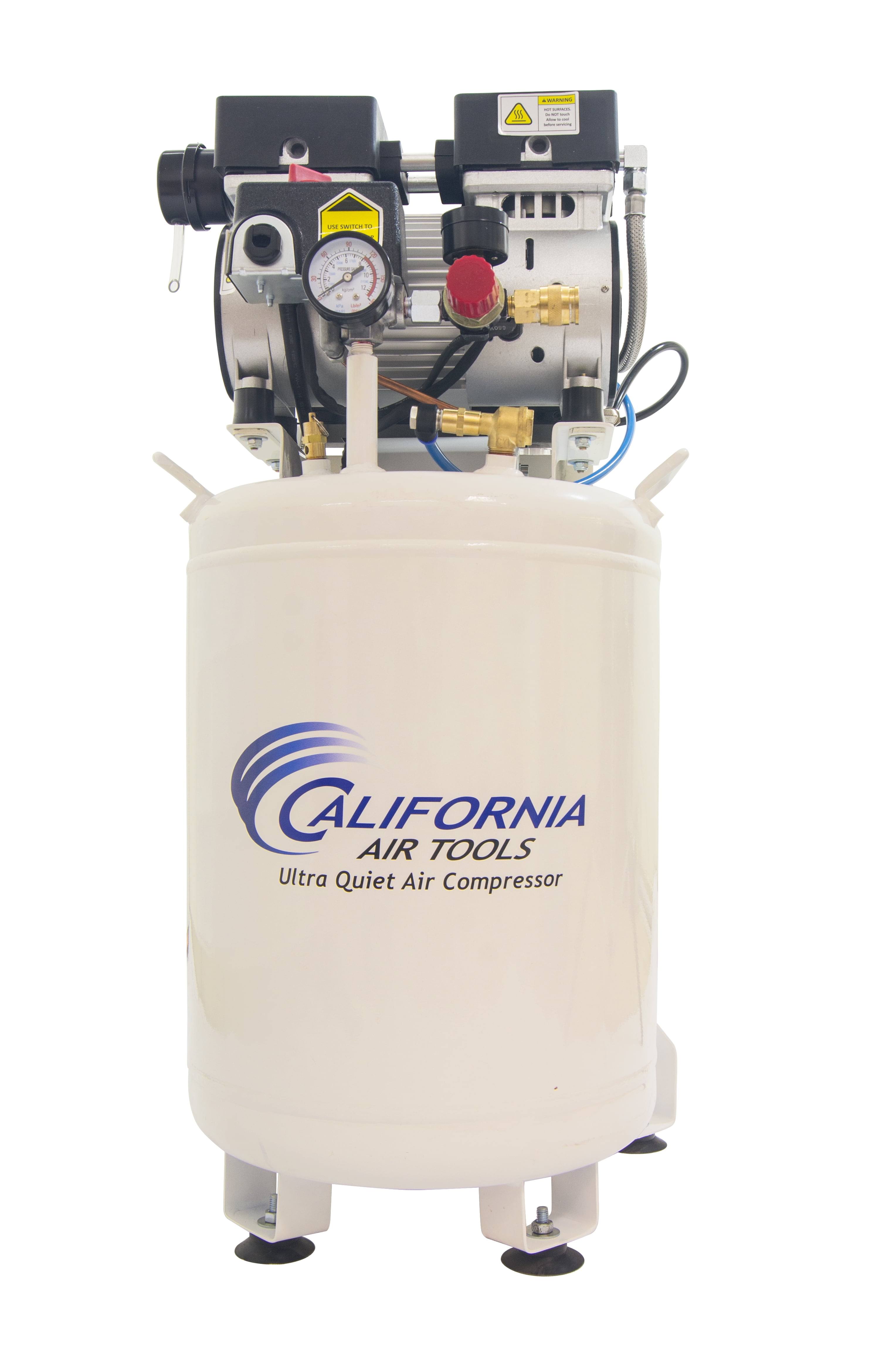 Ultra Quiet Oil-Free Air Compressor 10 gal 1-HP Only 60 dB