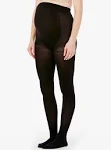 Maternity Shaping Tights In Ebony