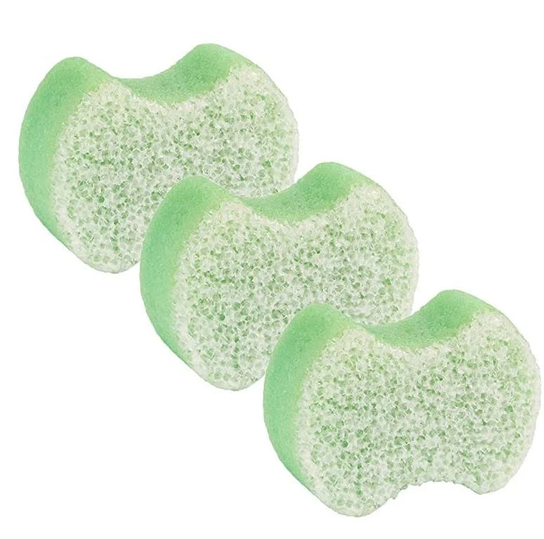 Spongeables Pedi-Scrub 2 oz. Foot Buffer with Citron-Eucalyptus Aromatherapy (1 Pack)