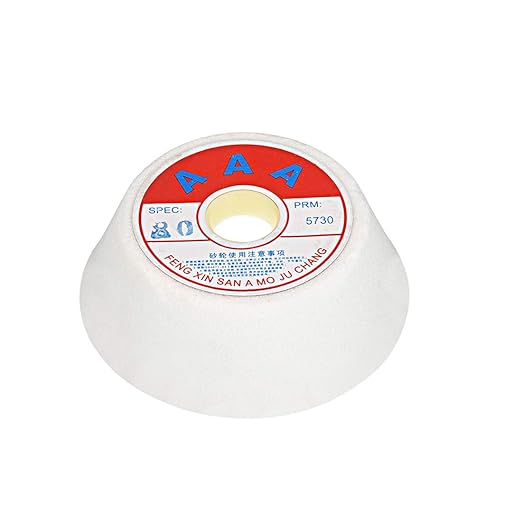 uxcell 4-Inch Flaring Cup Grinding Wheel 80 Grits White Aluminum Oxide Wheel Surface Grinding Abrasive Wheel Ceramic Tool
