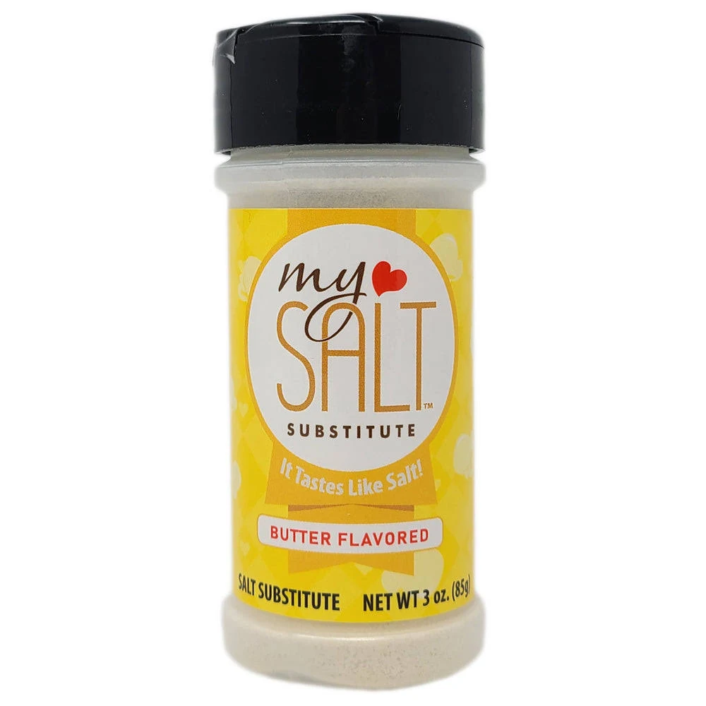 MySALT Butter Flavored Salt Substitute – 100% Salt Free - Sprinkle on Potatoes, Fresh Corn & Vegetables