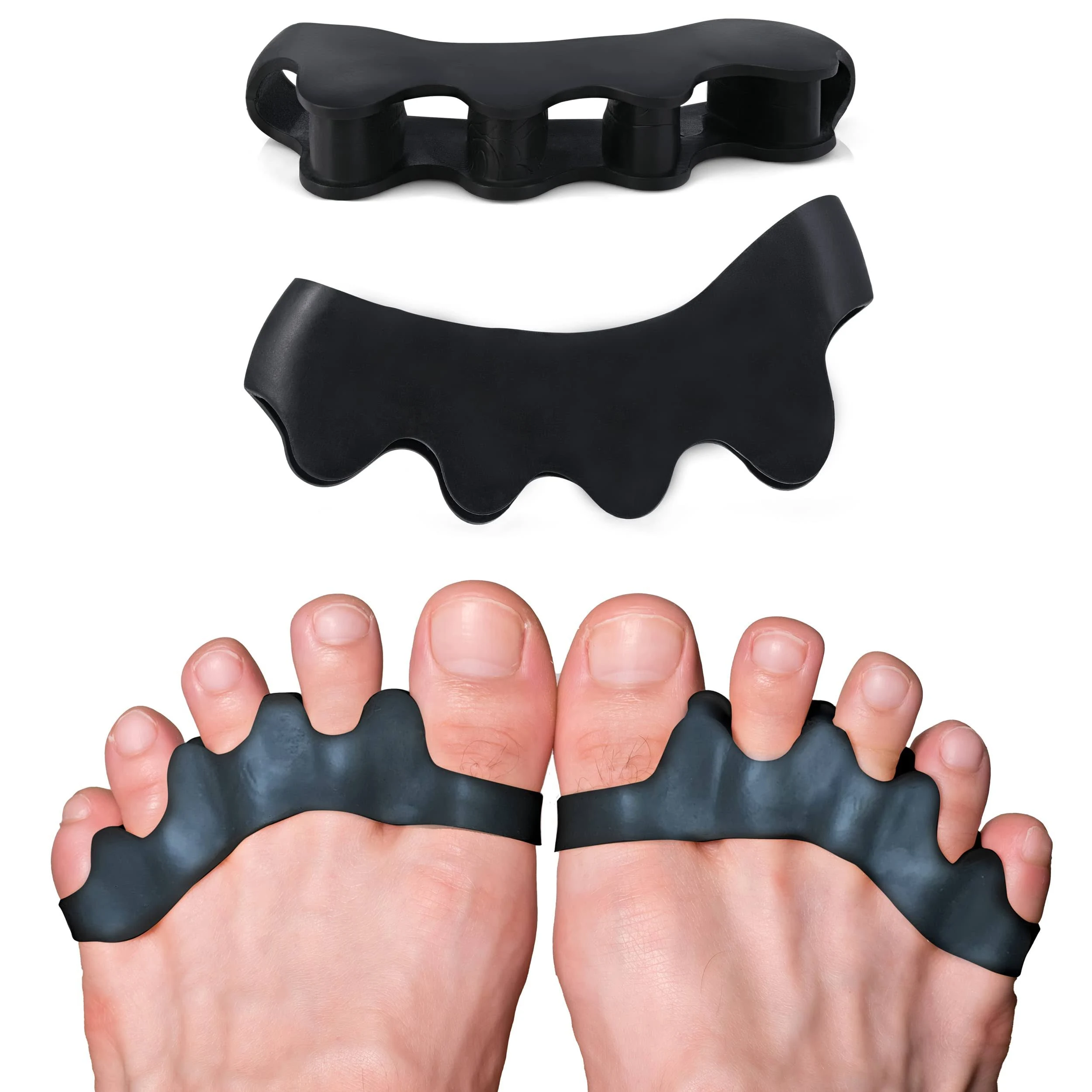 Correct Toes Adjustable Toe Spacers Toe Separators for Foot and Bunion Pain ....