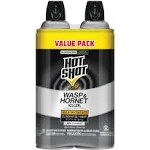 Hot Shot Wasp & Hornet Killer (Aerosol Spray), 2 Pack, 14-Ounce