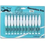 Mr. Pen- Correction Pen, Correction Fluid, Pack of 12, Correction Liquid White, White Correction Fluid, White Fluid, White ou