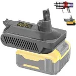 Upgrade for Dyson V10 Battery Adapter Replacement, for Dewalt 20V Battery Work for Dyson V10 SV12 Series Vacuum Cleaner (Adapter only)