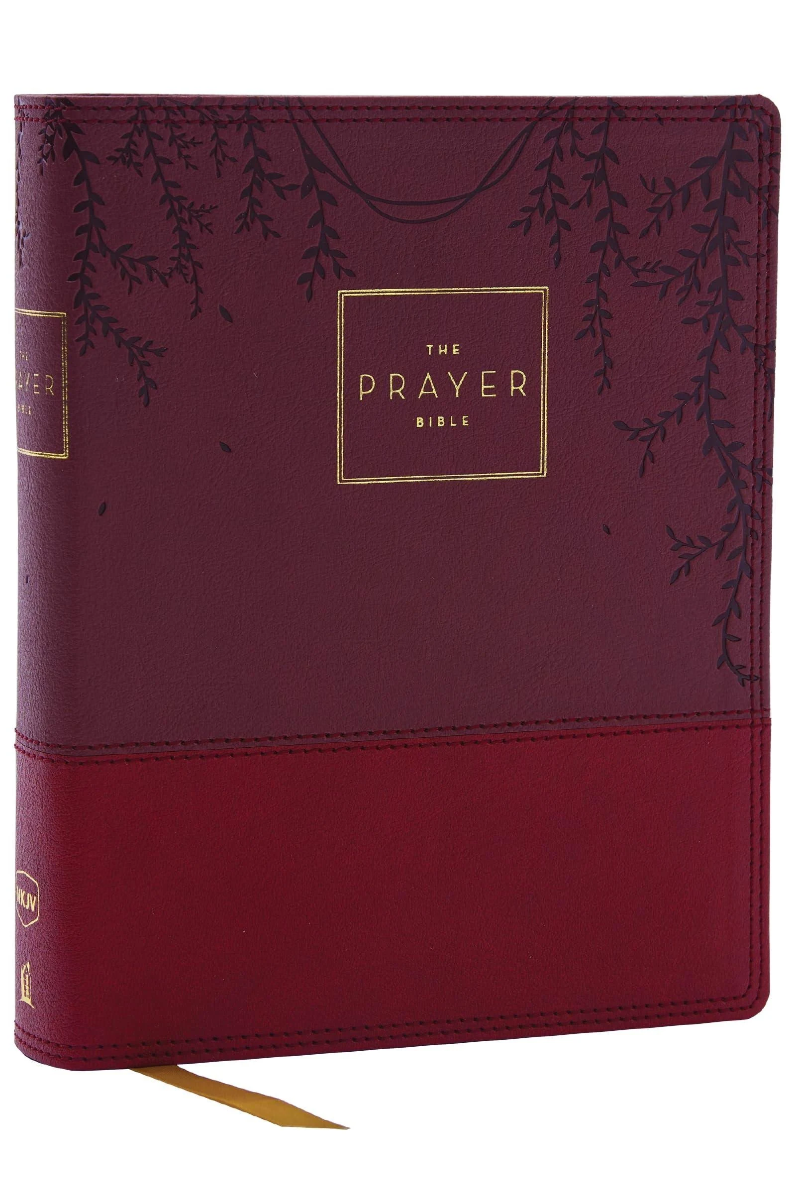 Seed of Abraham Christian Bookstore - (In)Courage - NKJV The Prayer Bible (Comfort Print)-Burgundy Leathersoft