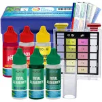 Premium 5-Way Swimming Pool &amp; Spa Test Kit - Tests Water for P