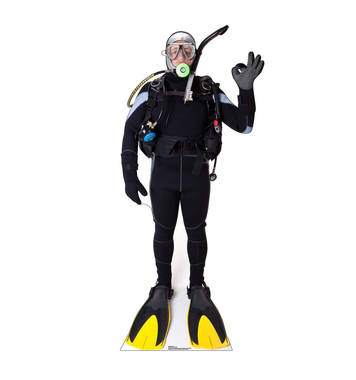 Advanced Graphics 73 x 32 in. Scuba Diver Cardboard Standup