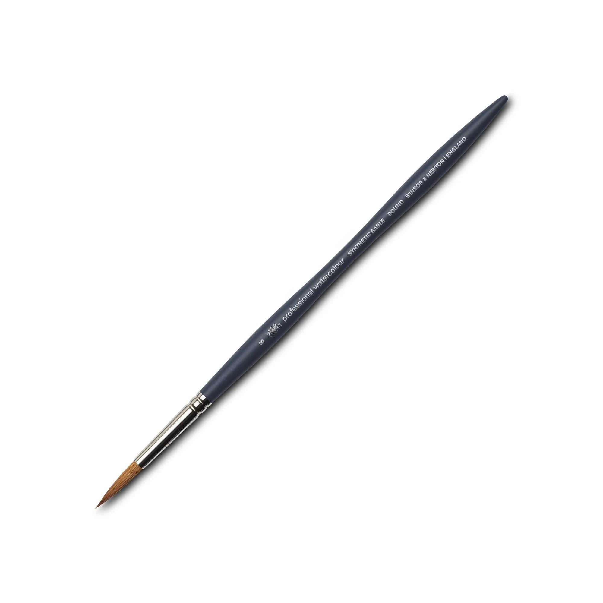 Winsor & Newton Professional Watercolor Synthetic Brush, Round Size 8