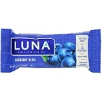 Luna Nutrition Bar, Whole, Blueberry Bliss - 15 pack, 1.69 oz bars