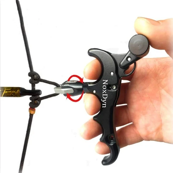 NoxDyn Archery Release 360° Rotatable Thumb Release for Compound Bow