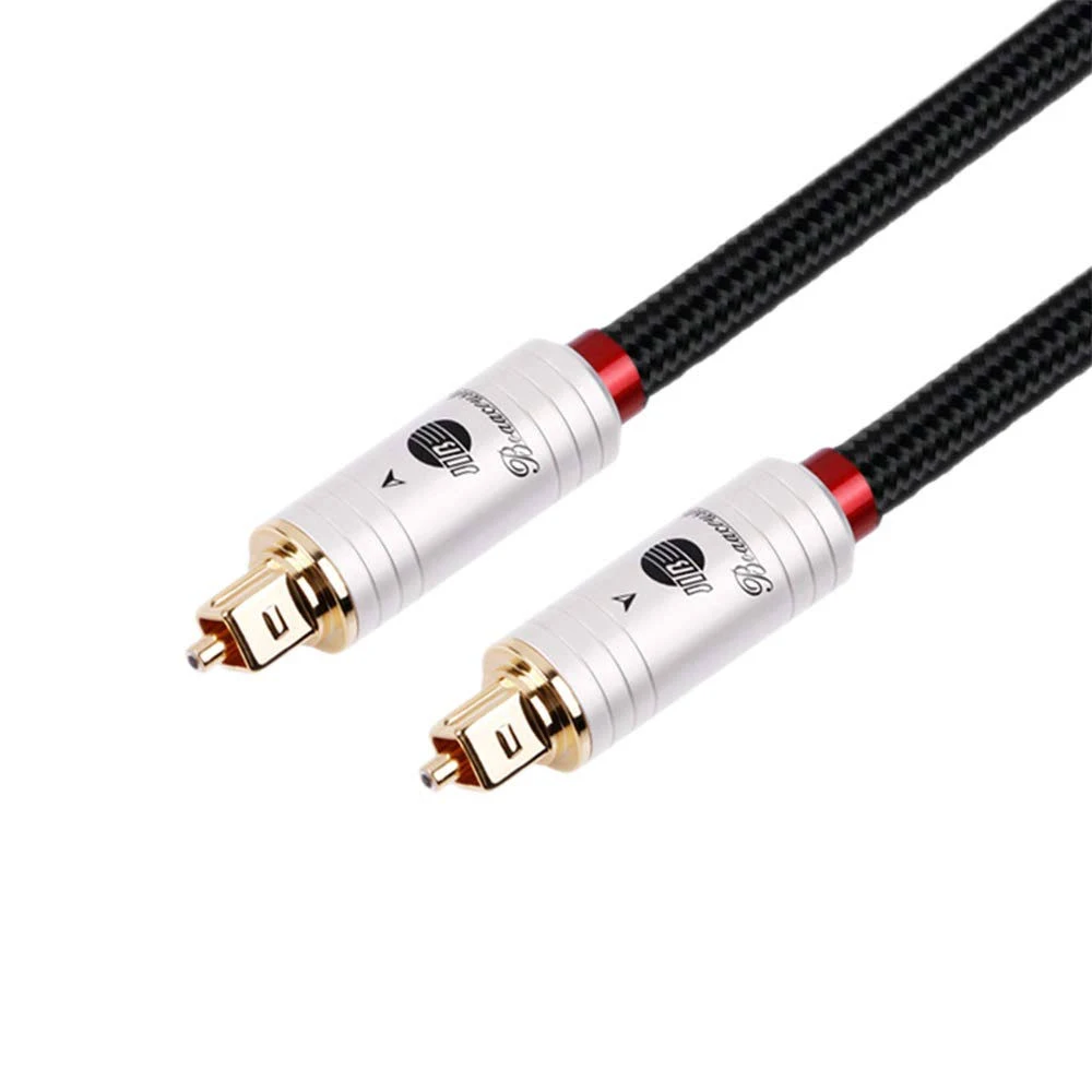 12FT Toslink Digital Optical Fiber Audio Cable (Male to Male), S/PDIF, DTS, DOLBY, PCM, For Home Theater / Home Audio (12FT)