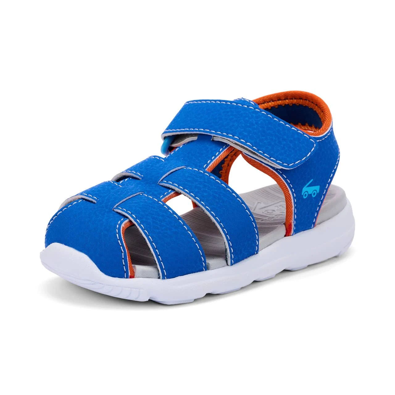 See Kai Run Kids Cyrus IV FlexiRun (Toddler/Little Kid) (Blue/Orange) Boy's Shoes