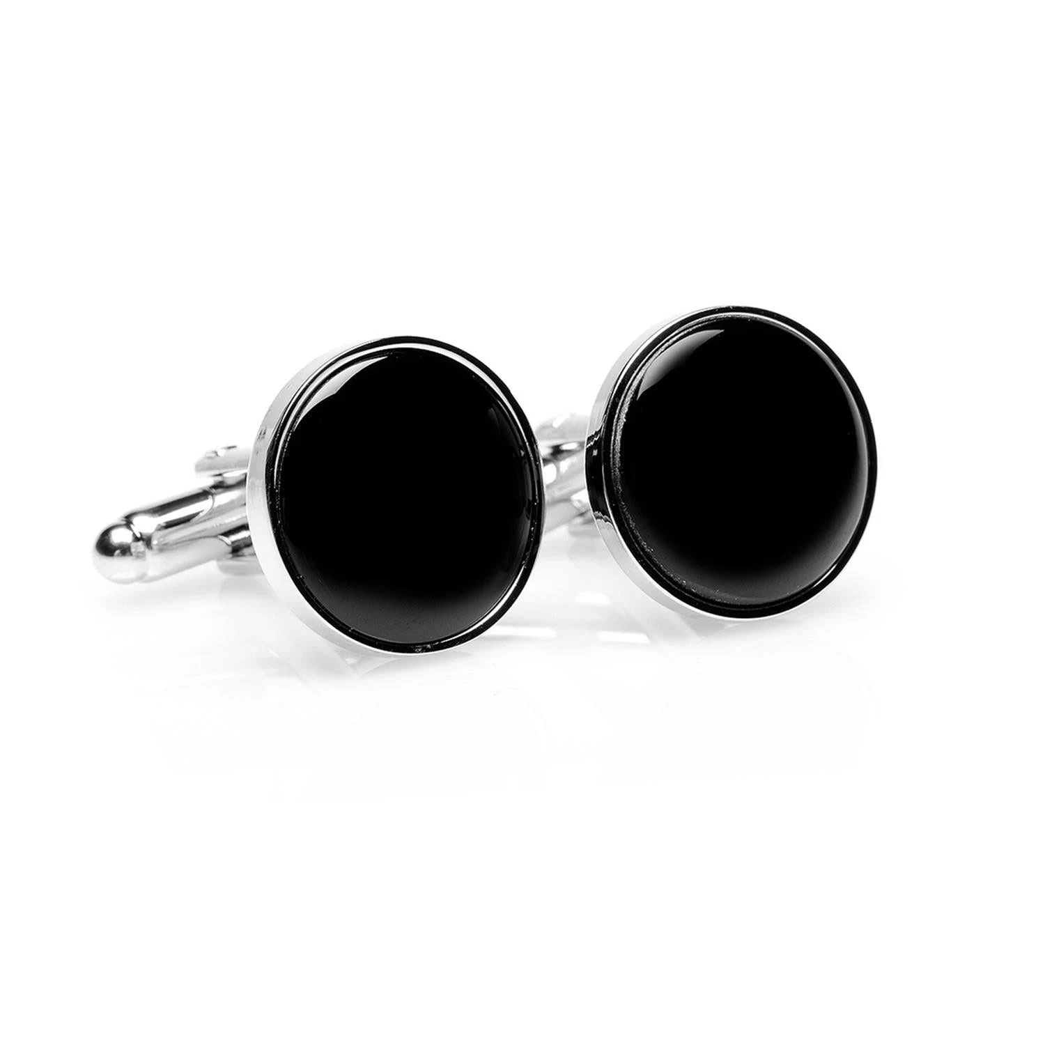 Silver & Onyx Cufflinks