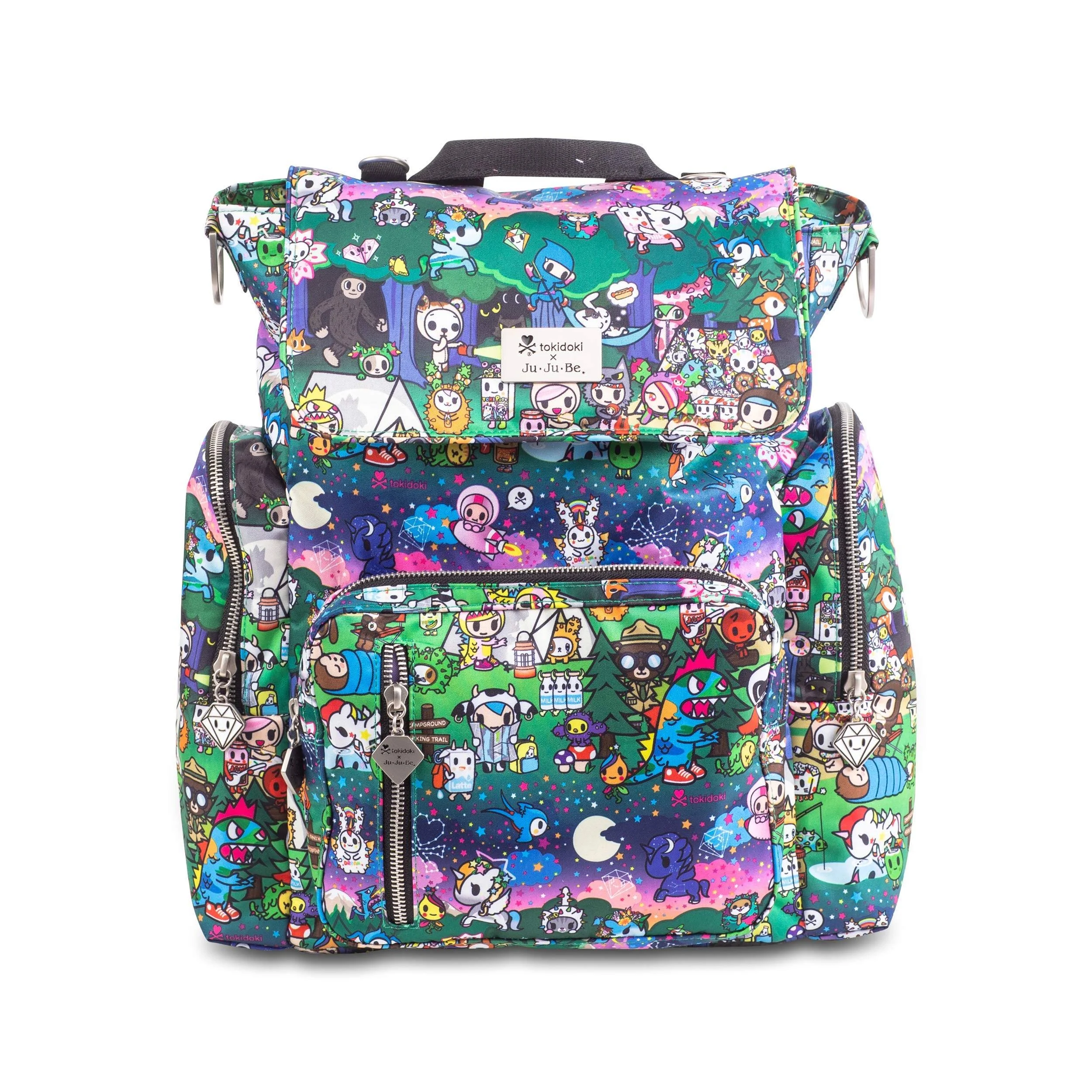 Jujube x Tokidoki Diaper Backpack + Messenger Bag, Be Sporty | Multi-functional ...