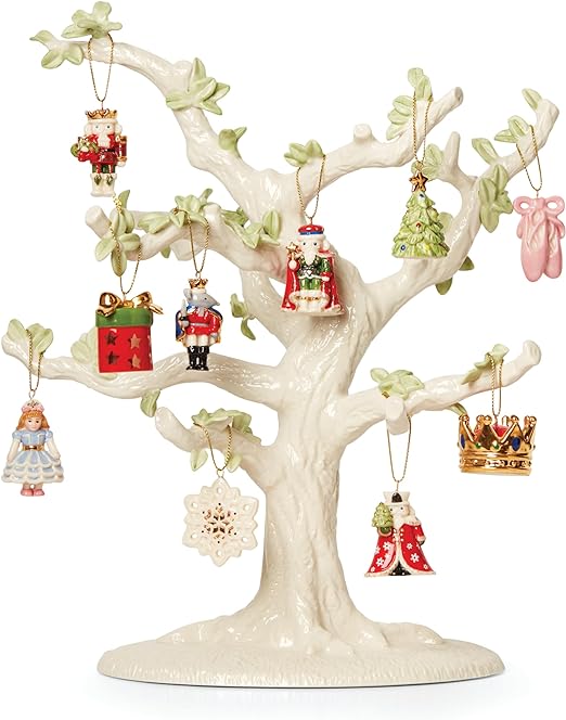 Lenox 893634 The Nutcracker 10-Piece Ornament & Tree Set