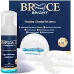 Teeth Whitening for Braces, Braces Cleaner Foam, Brace Teeth Whitening kit for Under Metal, Ceramic, Brackets & Wires. Cleaning Kit, Use w/Toothbrush or Trays No Sensitivity. Minty, Teens, Adults