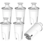 6-Pack Water Filters Replacements for Britta APPLIANCEMATES Water Filter Repl...