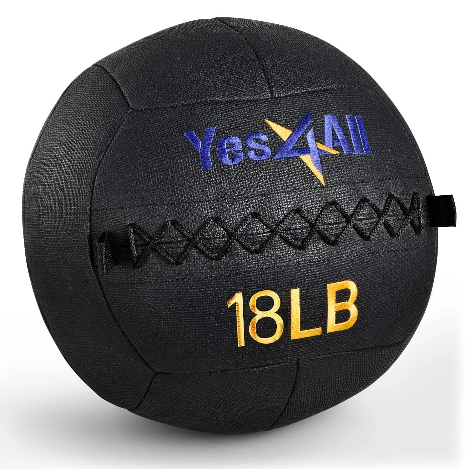 Yes4All 18 lb Wall Ball - Soft Medicine Ball/Wall Medicine Ball for Full Body