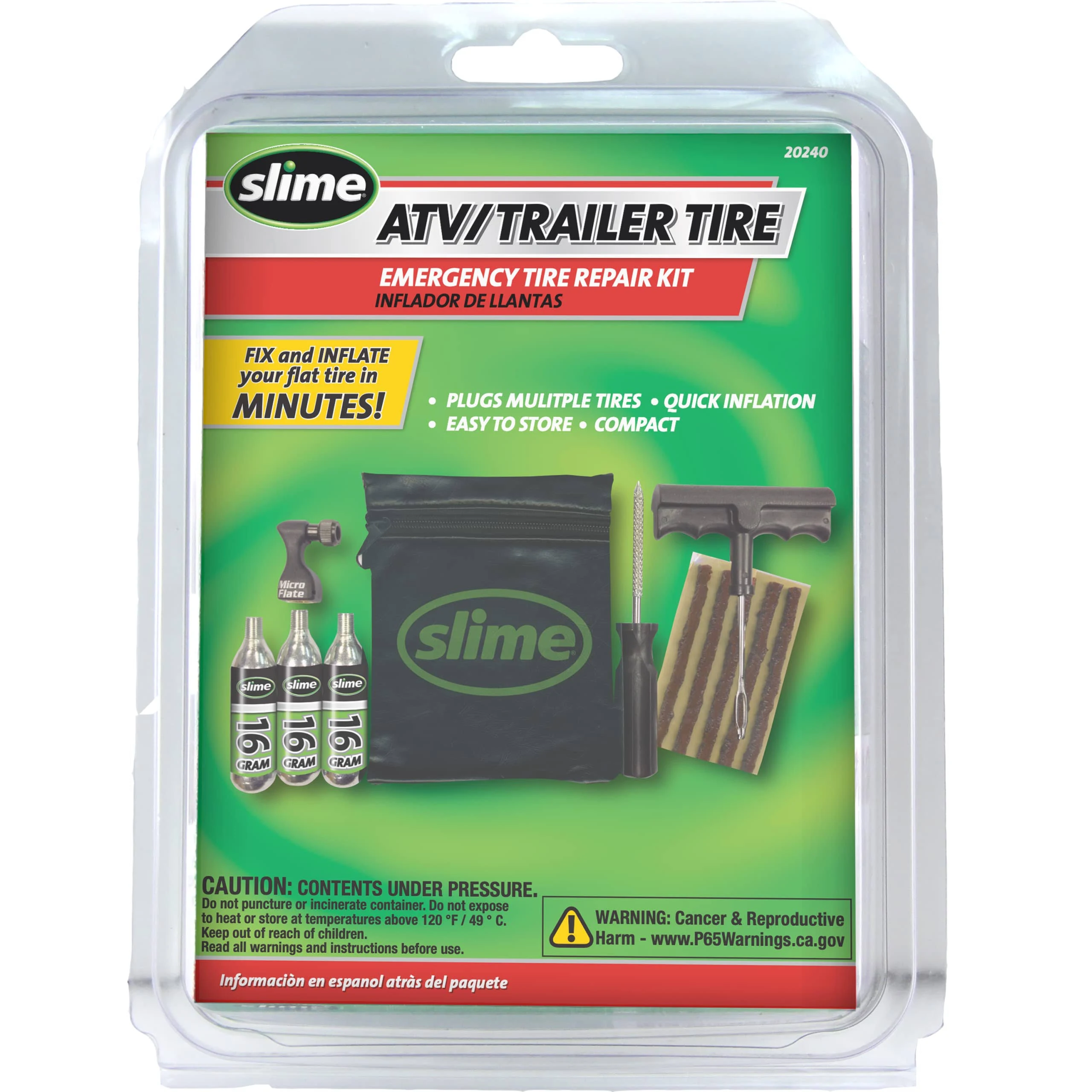 INNOVATIONS Tire Repair Inflation Kit 20240