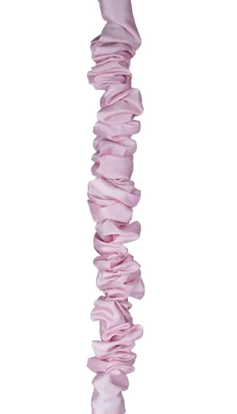 Urbanest 5-Foot Chandelier Chain Cord Cover, Pink Faux Silk