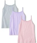 The Children's Place Girls' Cotton Cami Tank Tops 3-Pack