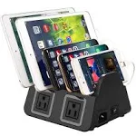 UDOLI 5 USB Ports Charging Station Organizer