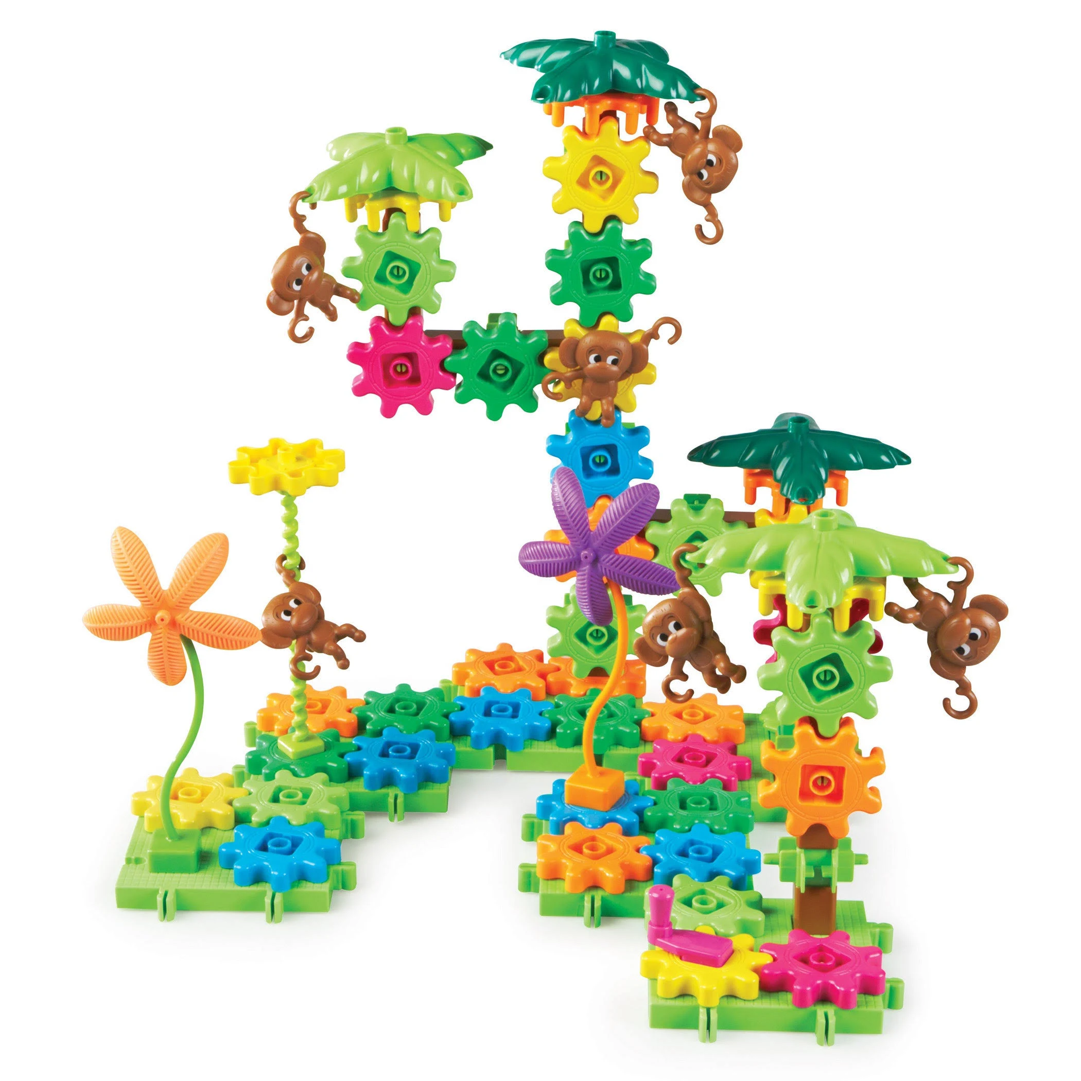 Learning Resources Gears! Gears! Gears! Movin' Monkeys Building Play Set, 103 Pieces