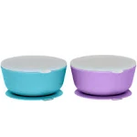 WeeSprout Suction Bowls for Baby & Toddlers (Set of 2)