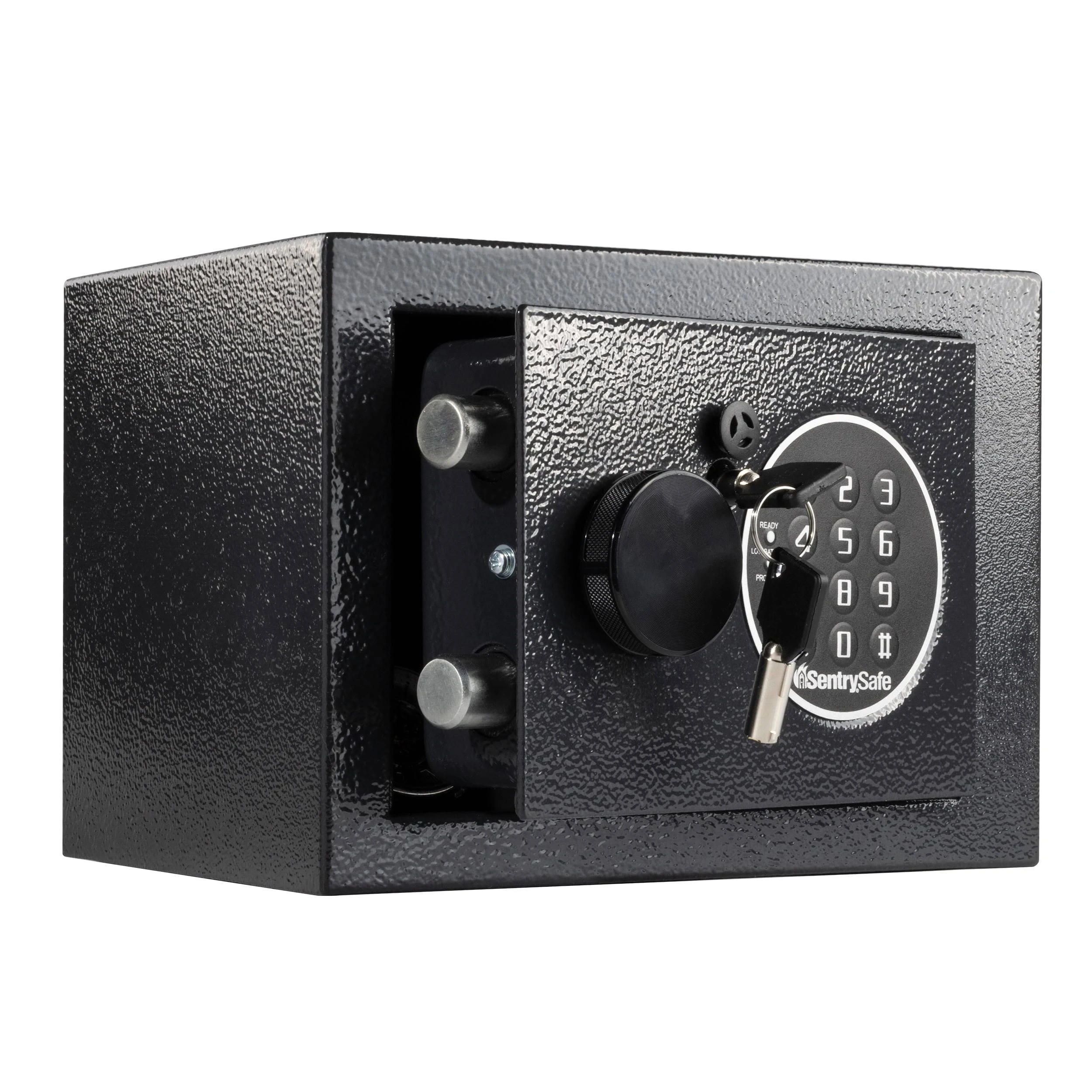 Sentry Electronic Security Safe, 0.14 Cu ft, 9W x 6.6d x 6.6h, Black