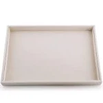 Oirlv Linen Jewelry Display Trays