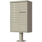 Vital 16 Door CBU Cluster Mailbox - Postal Grey