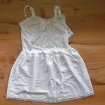 I.C. Collections Little Girls White Simple Empire Waist Slip, 4-6x