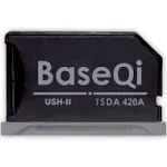 BASEQI UHS-II Aluminum microSD Adapter for 2021 M1 MacBook Pro 14 & 16” (Space Gray)