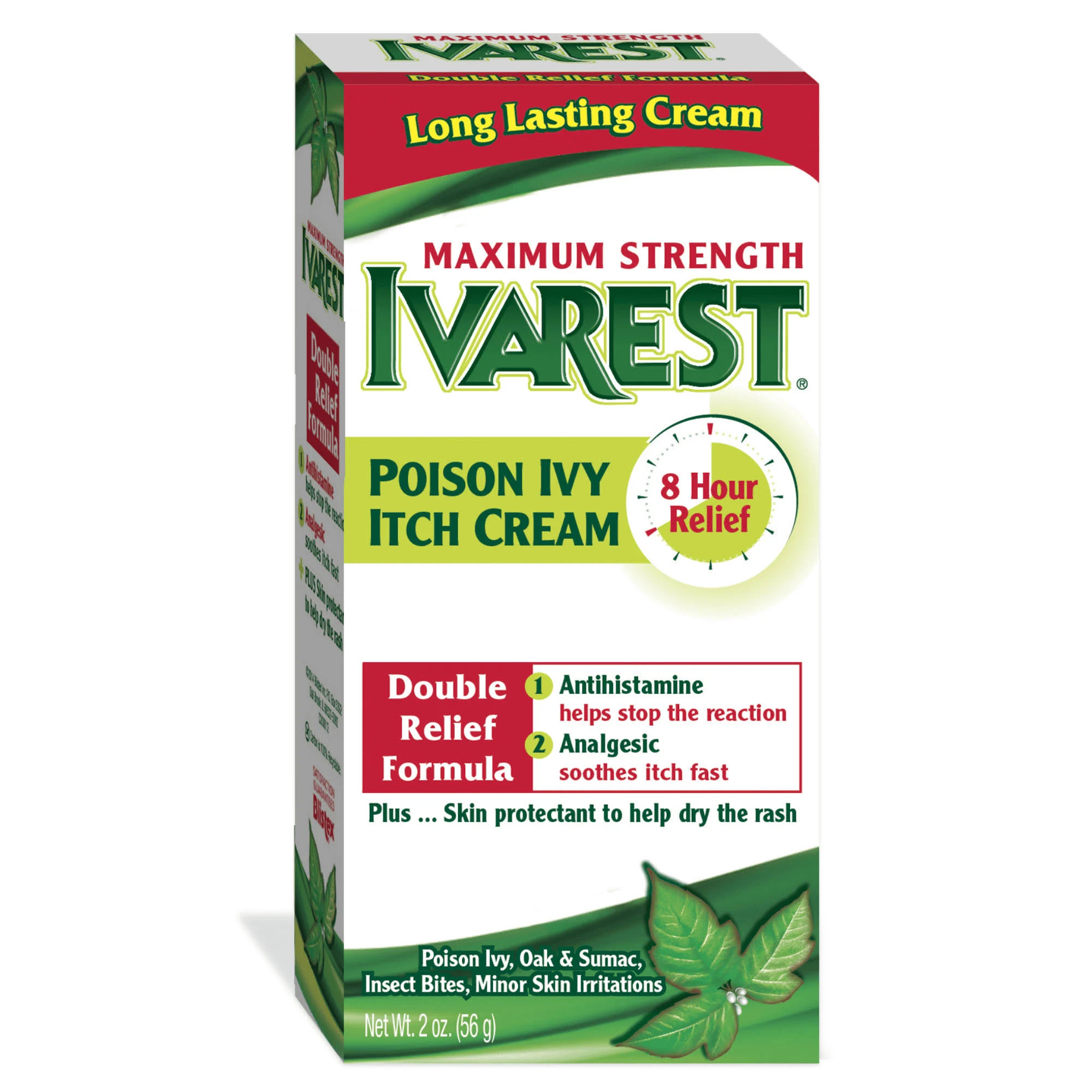 Ivarest 8 Hour Maximum Strength Anti - Itch Cream - 2 Oz