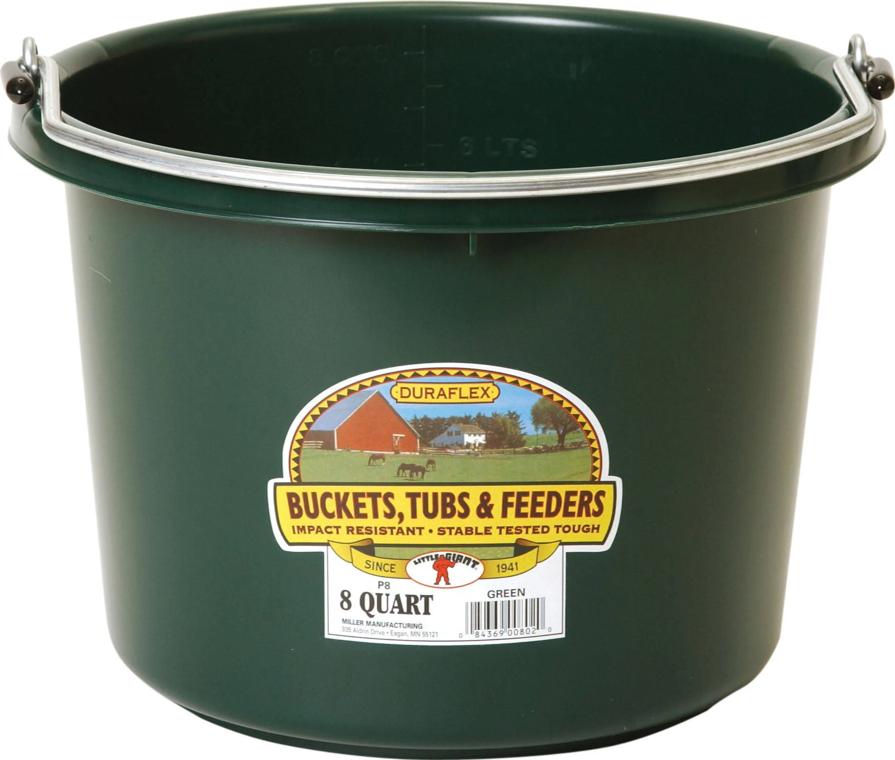 Fortex Utility Pail 8 Quart Green