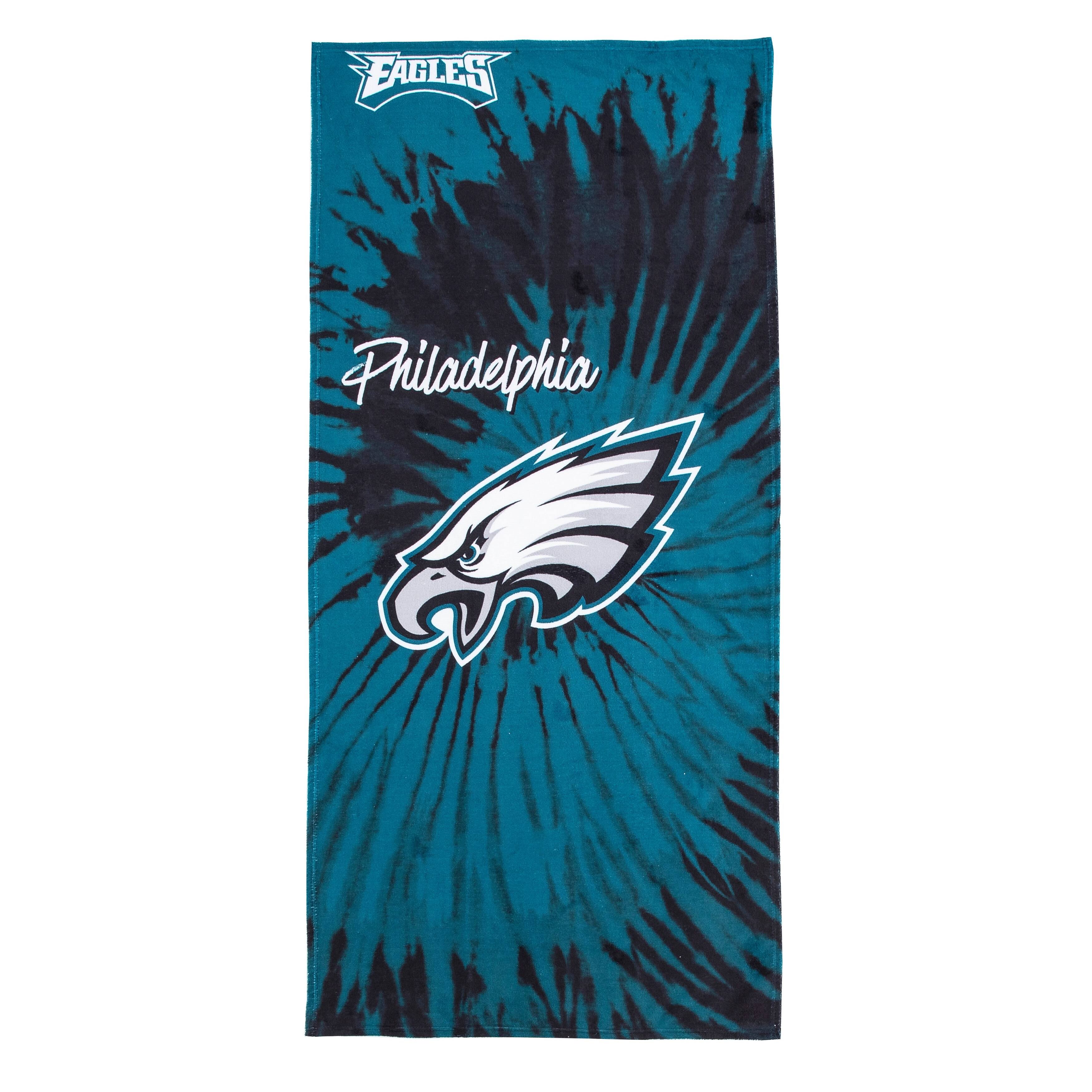 Northwest NFL Philadelphia Eagles Unisex-Adult Beach Towel, 30" x 60", Psychedelic